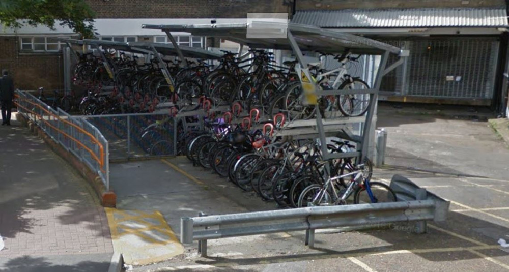 Richmond Station has become a treasure trove for thieves as the current cycle parking is open and easily accessed. Credit: Google Maps.