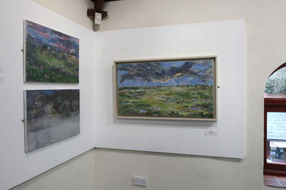 'Smoke', 'Subside', 'Estuary from Flint' by Gillian Robertson 'Smoke', 'Subside', 'Estuary from Flint' by Gillian Robertson