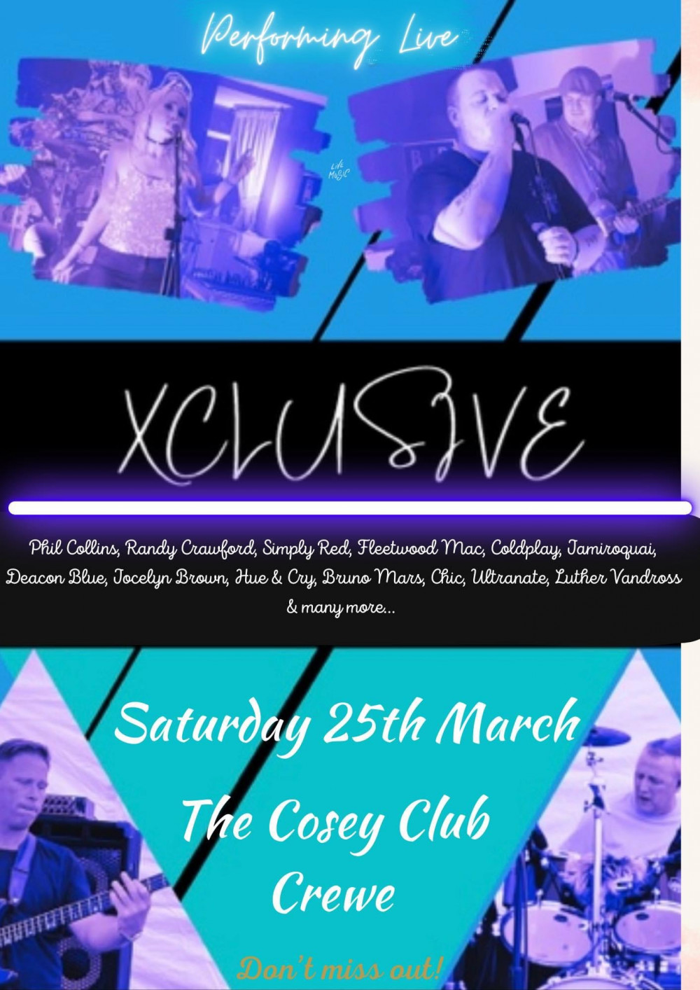 Xclusive at The Cosey. Xclusive at The Cosey.