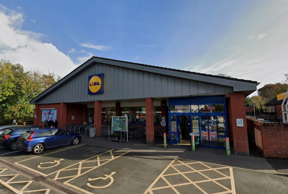 Lidl, Woolbrook Road, Sidmouth (Google Maps)