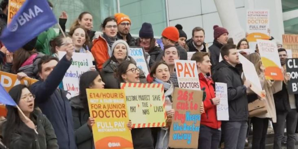 Many of the borough’s schools, London Underground and many junior doctors are in the midst of strikes today - Wednesday. Credit: BMA.