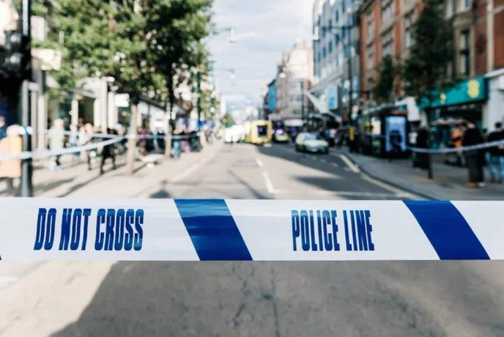 Armed police raided a property in Isleworth yesterday – Tuesday - after reports of a gunshot. Credit: Metropolitan Police.