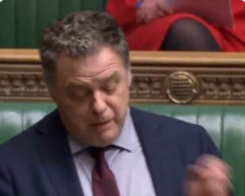 Mike Amesbury MP makes reference to Ryan's concerns in the House of Commons Mike Amesbury MP makes reference to Ryan's concerns in the House of Commons