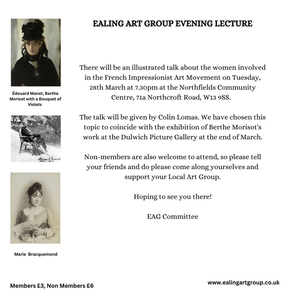 TALK ABOUT BERTHE MORISOT AND OTHER FEMALE IMPRESSIONISTS TALK ABOUT BERTHE MORISOT AND OTHER FEMALE IMPRESSIONISTS