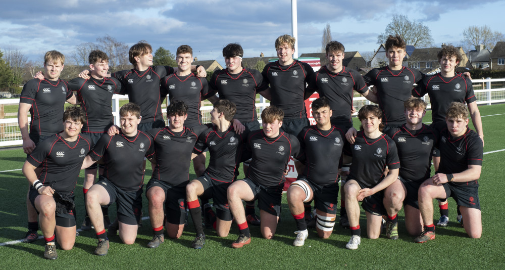 2023 Oakham School Rugby team. Image credit: Oakham School.