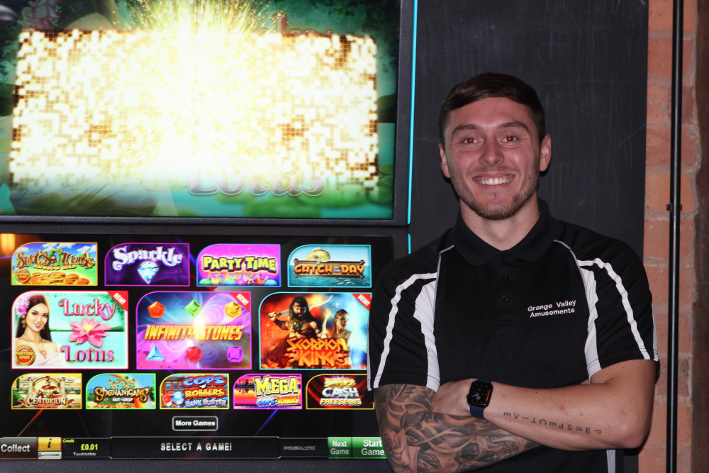 Grange Valley Amusements has eight staff in total - all based in Cheshire - including Mr Gatley's son, Matthew Gatley (Nub News).