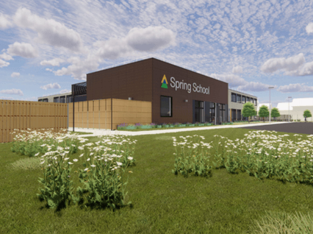 A forecasted CGI of Spring School which is set to open in September 2023 (Credit: Spring School)