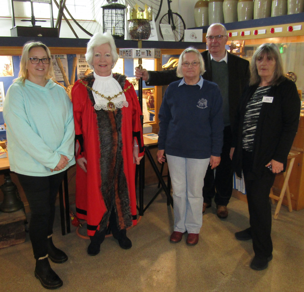 From left: Cllr Cloke, Mayor Serena Sexton, Rosemary Connett, Cllr McCollum and Margaret Lewis (Credit: Joseph M Furneaux-Gotch) From left: Cllr Cloke, Mayor Serena Sexton, Rosemary Connett, Cllr McCollum and Margaret Lewis (Credit: Joseph M Furneaux-Gotch)