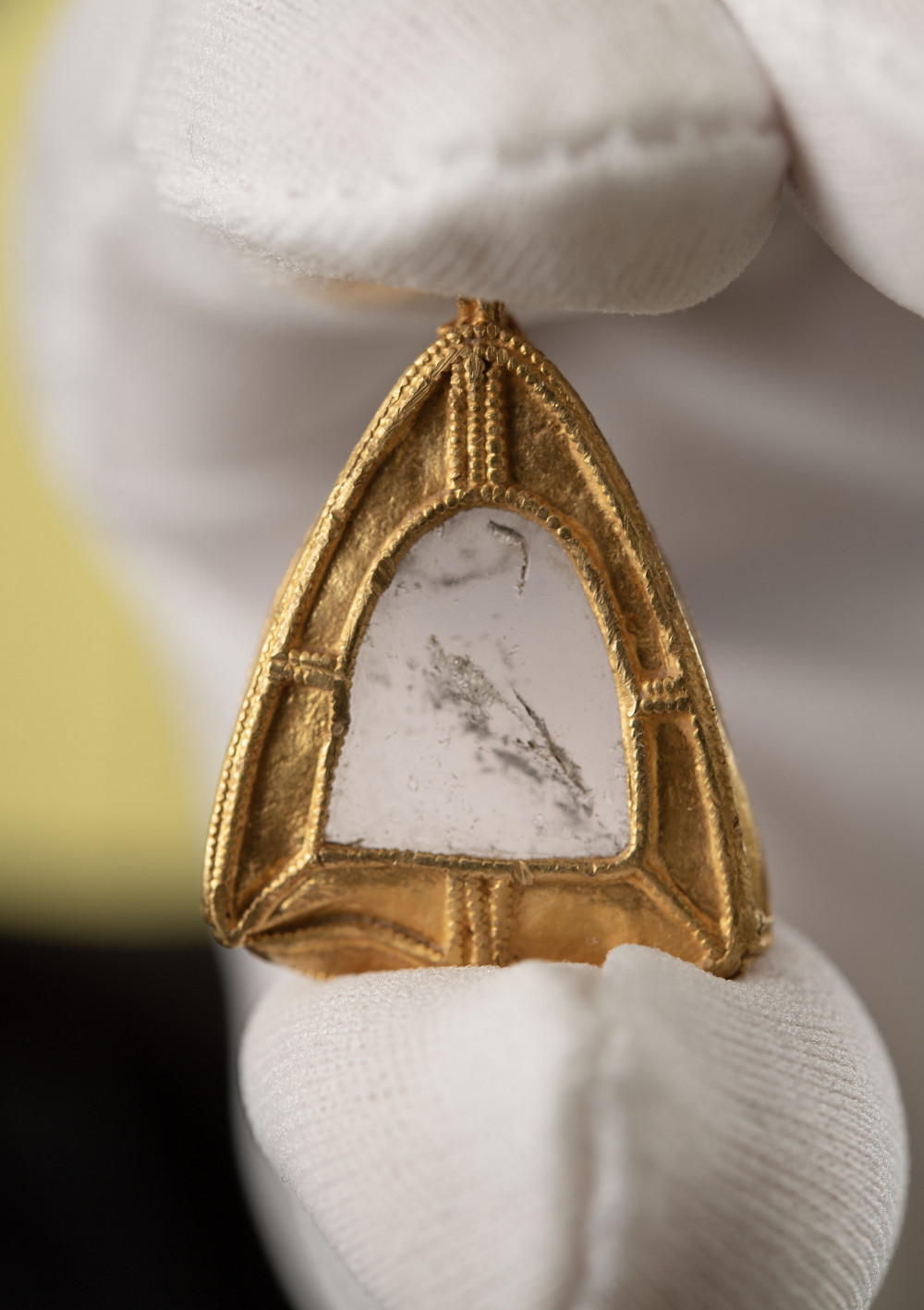 The pendant will go on display at Dorset Museum in Dorchester (photo credit: BNPS)