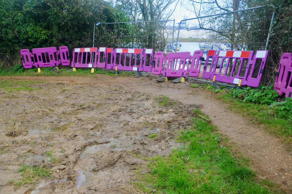 Damage to Marsh Lane (Picture: Nub News)