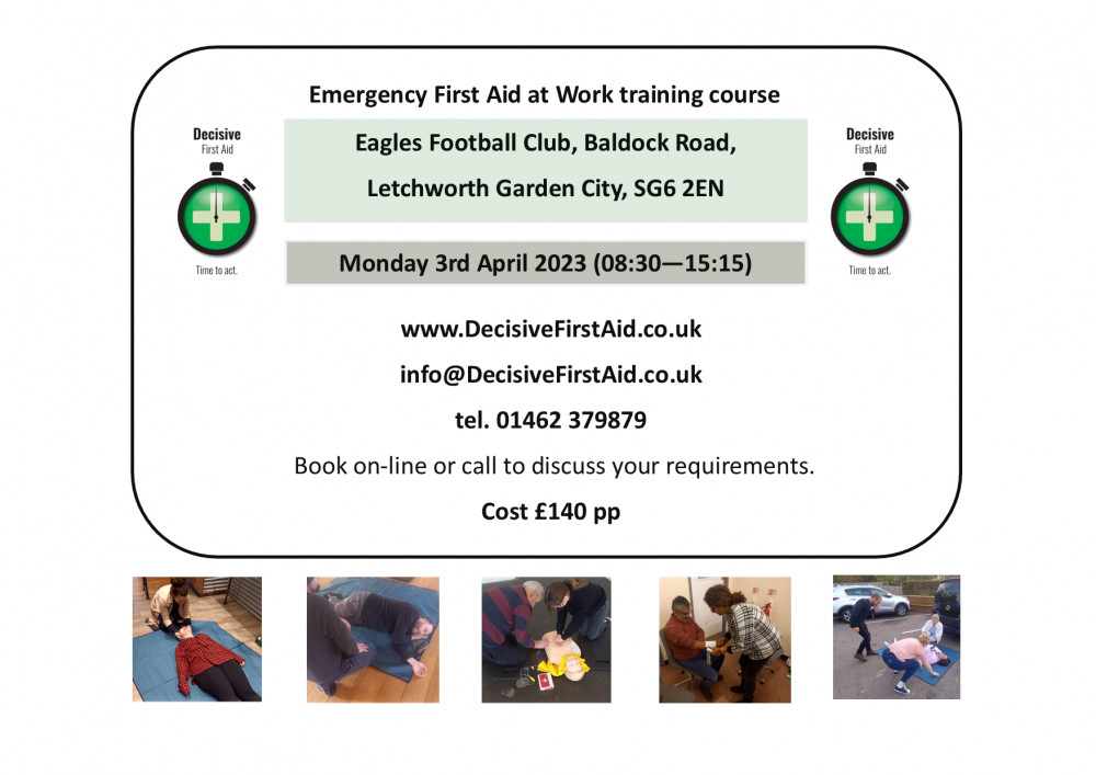 Emergency First Aid at Work Emergency First Aid at Work