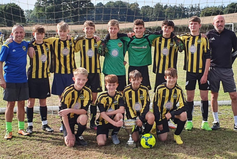 West Hill Wasps U13 squad (Bob Chown)