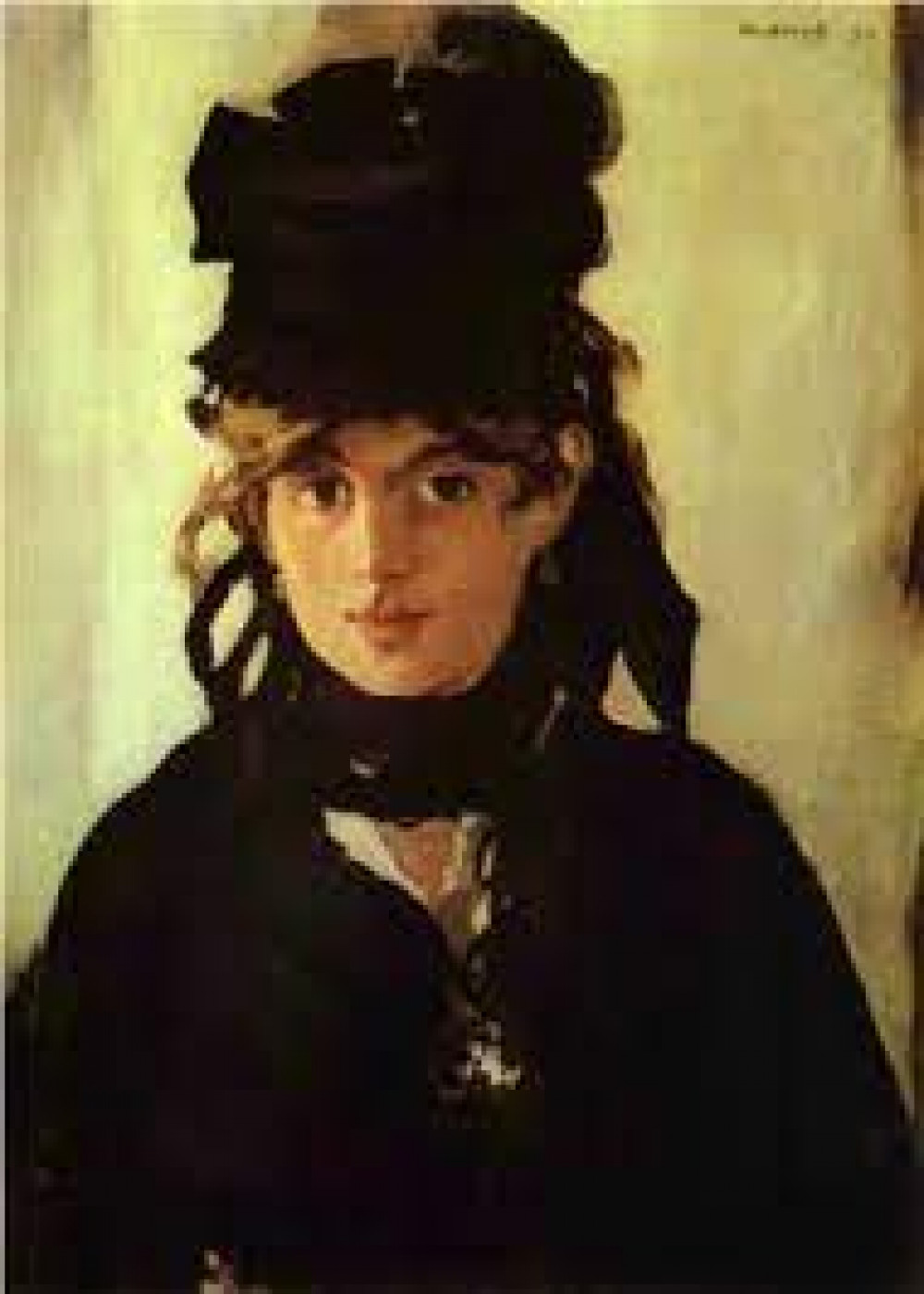 Berthe Morisot with a Bouquet of Violets, by Edourd Manet Berthe Morisot with a Bouquet of Violets, by Edourd Manet