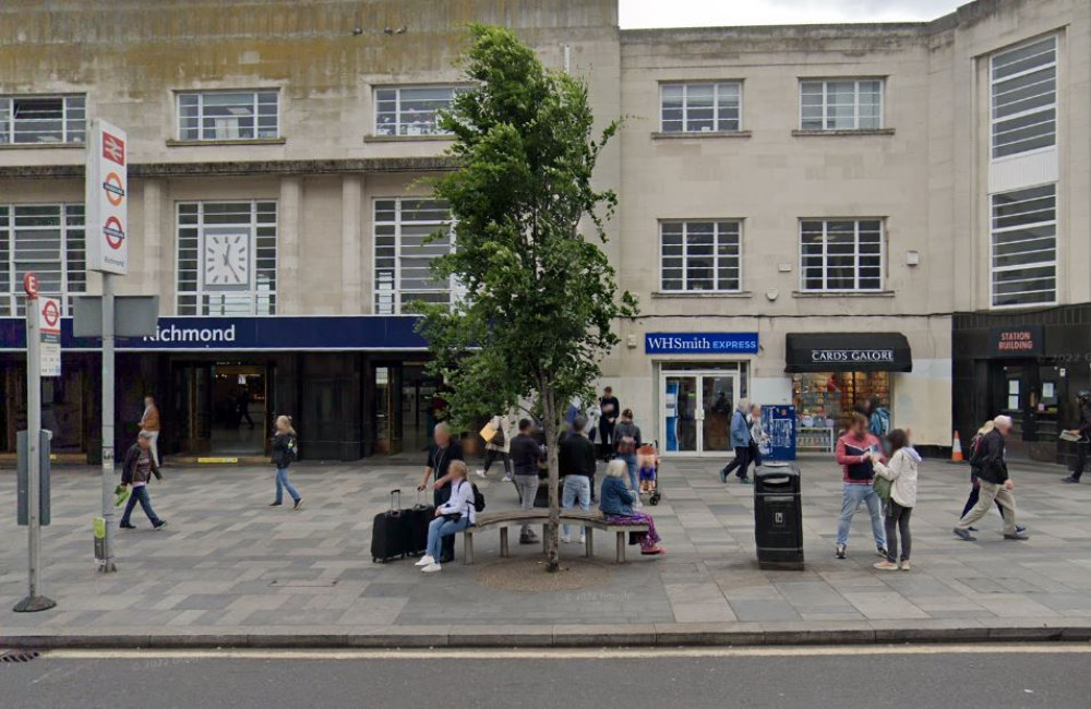 WH Smith has failed in a bid to sell alcohol at Richmond Station amid concerns it has become a hotspot for drinking and disorder. Credit: Google Streetview.