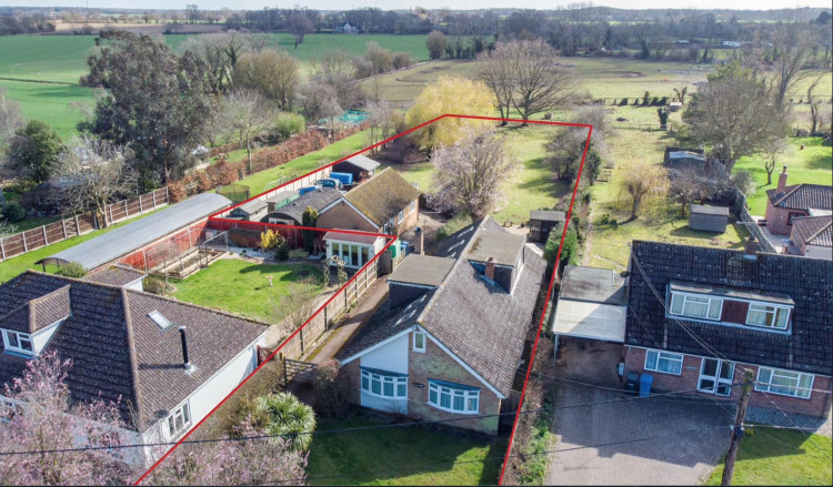 House, annex, land and outbuildings in Elmsett (Picture: Chapman Stickels)