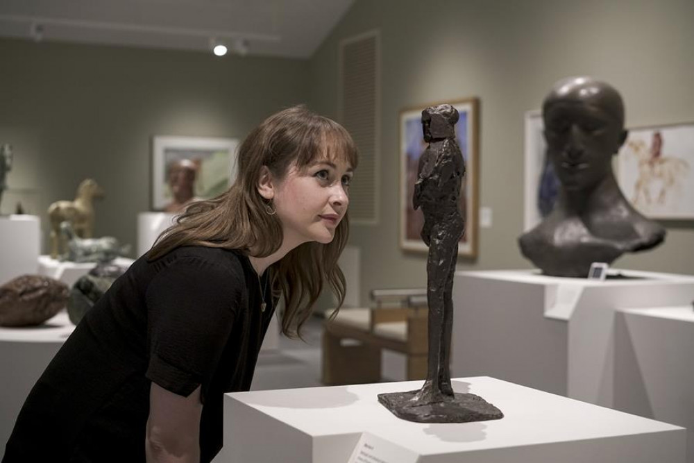 Fans of the sculptor Elisabeth Frink can bid to explore the museum’s Frink collection with expert Annette Ratuszniak, and see rarely-seen works including original plasters held in storage (photo credit: Dorset Museum)