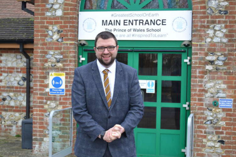 Gary Spracklen, headteacher of the Prince of Wales School in Dorchester