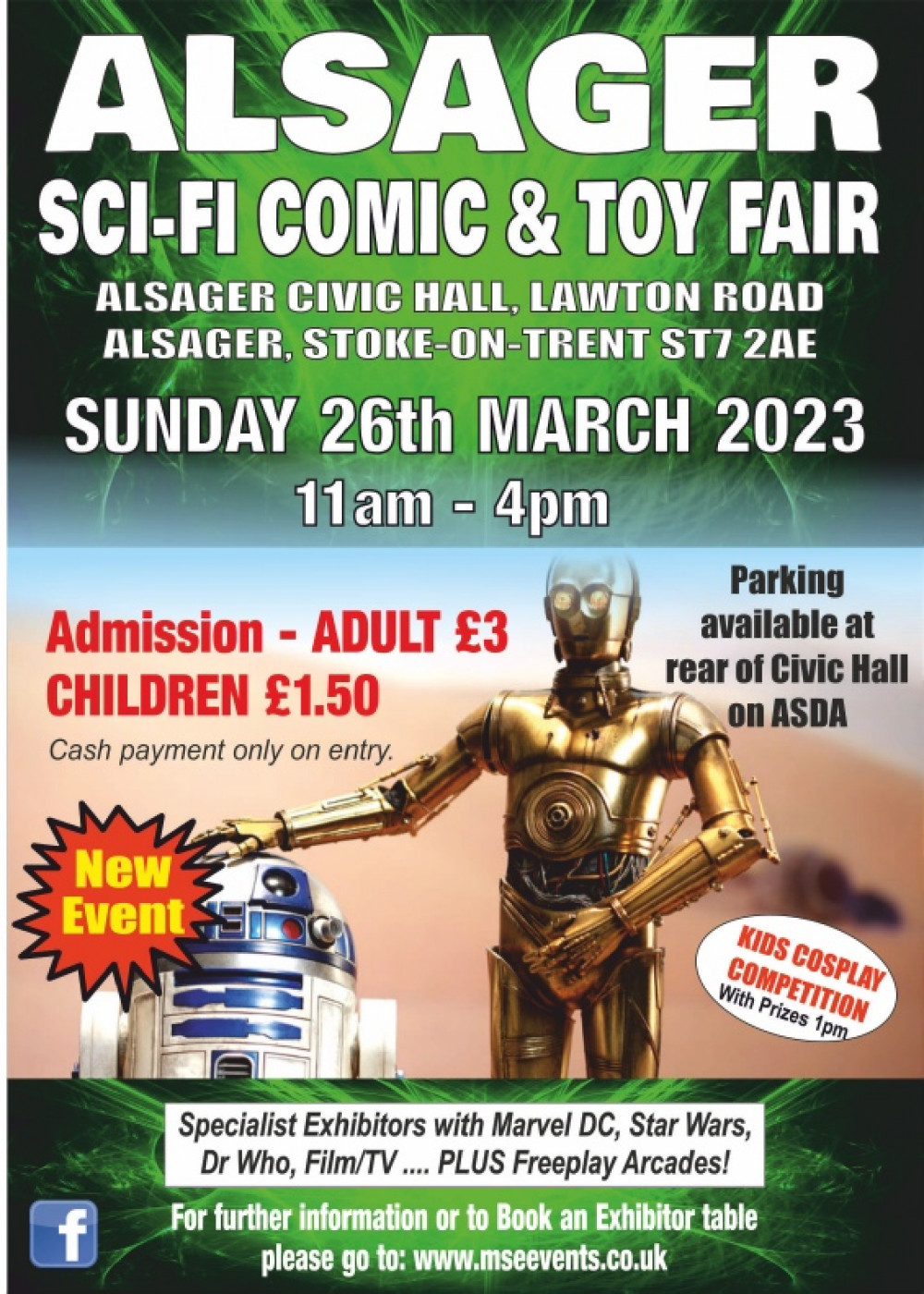 Sci-fi fans will be in their element this weekend in Alsager. (Photo: Sci-fi Comic & Toy Fair) 