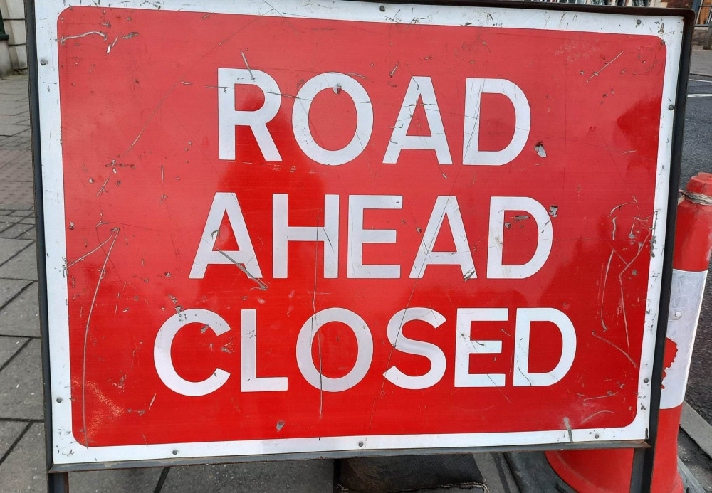 Rutland County Council have closed the road. Image credit: Nub News.