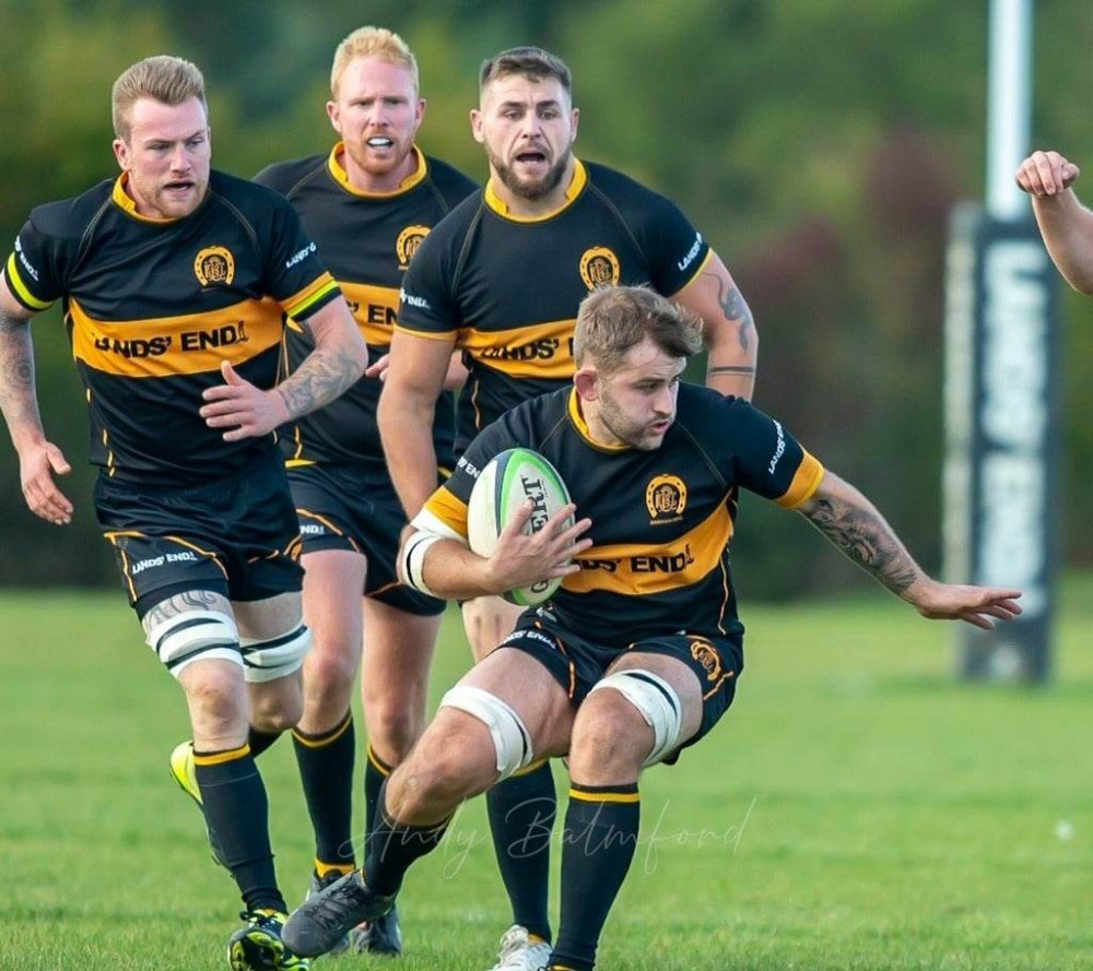 The Mighty Oaks welcome support at their Showground Club House Image credit: @andy_balmford Instagram. 