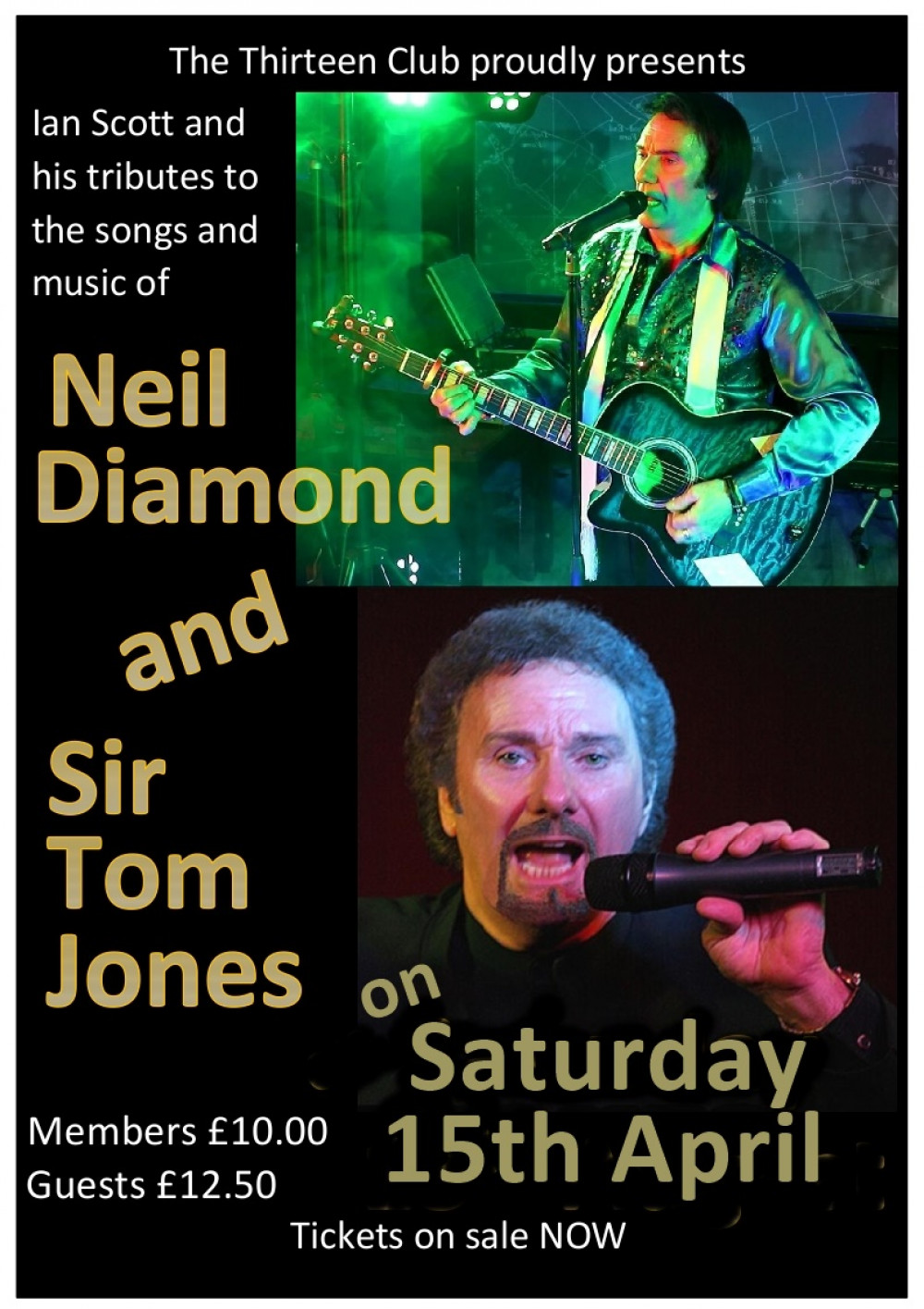 Neil Diamond & Tom Jones Tribute Night Neil Diamond & Tom Jones Tribute Night