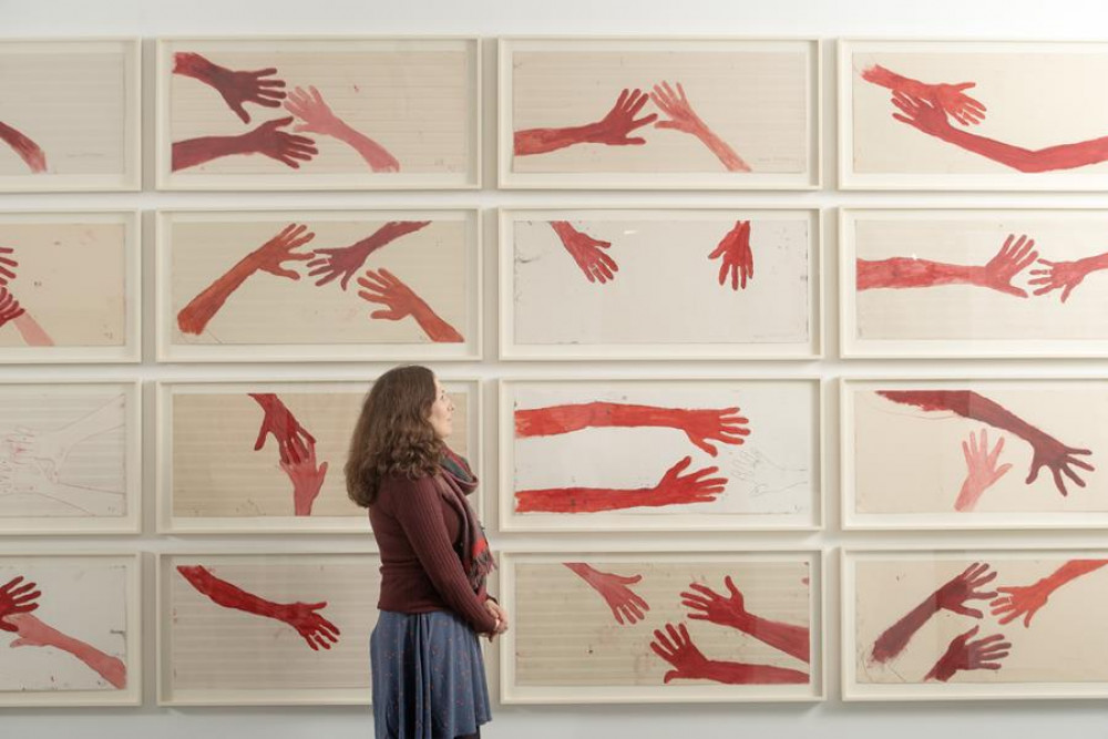 ARTIST ROOMS Louise Bourgeois at Dorset Museum (photo credit: Zachary Culpin/BNPS)