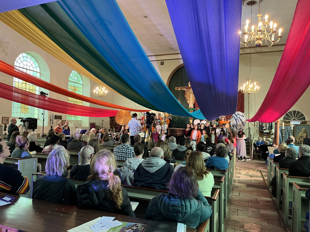 The one-act opera was performed at St Swithun's Church in Bridport