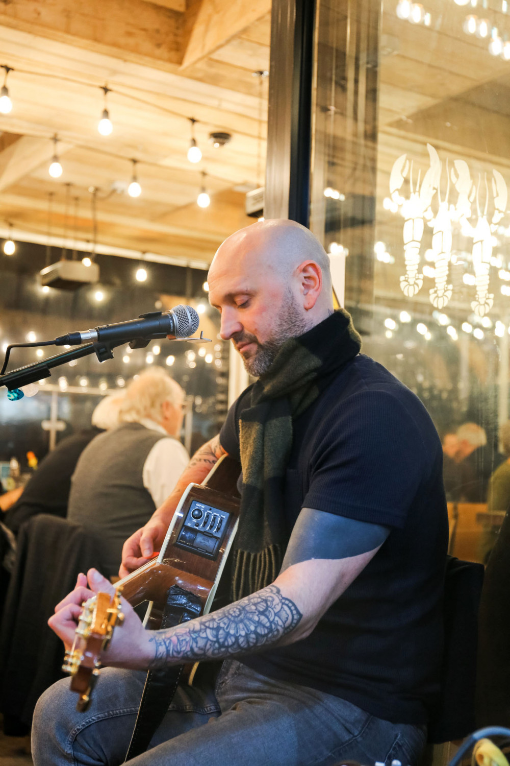 Guests also enjoyed live music on the night