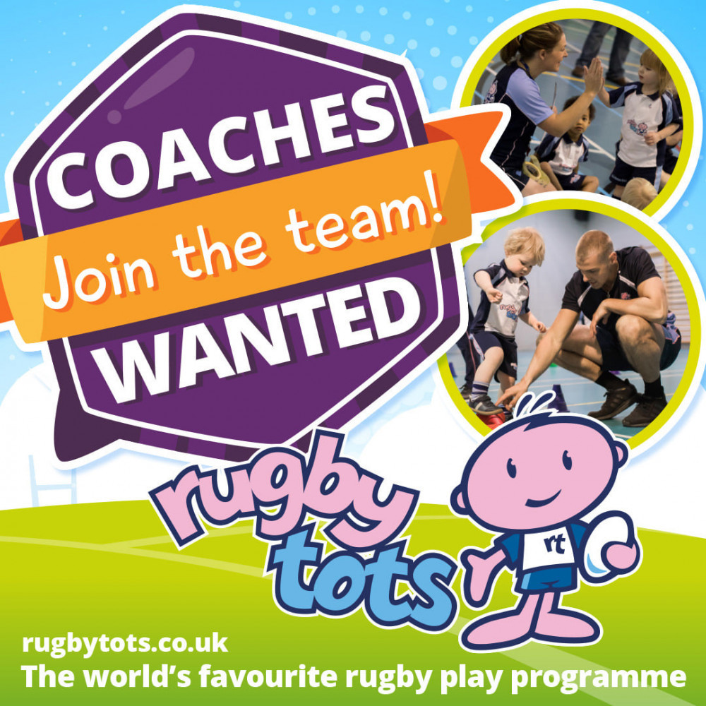 Rugbytots Dorchester are looking for a lead coach (photo credit: Rugbytots)