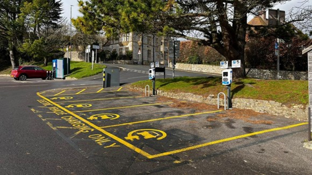 Electric vehicle charging points installed in Dorset