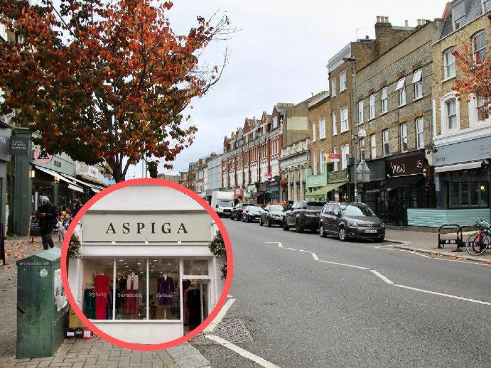 Aspiga has chosen to open its first permanent London store on Northcote Road