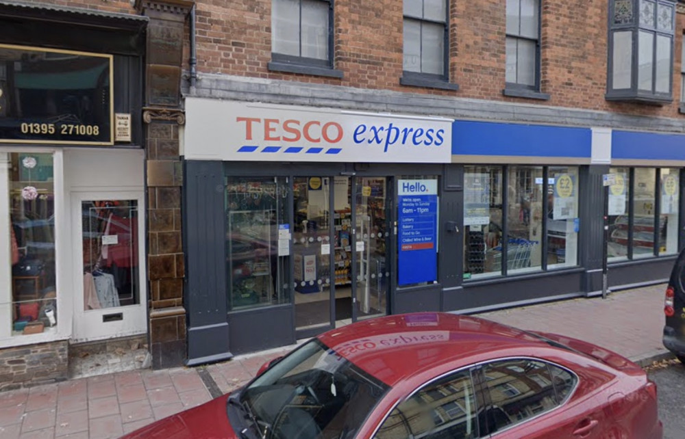 Tesco Express, Rolle Street, Exmouth (Google Maps)