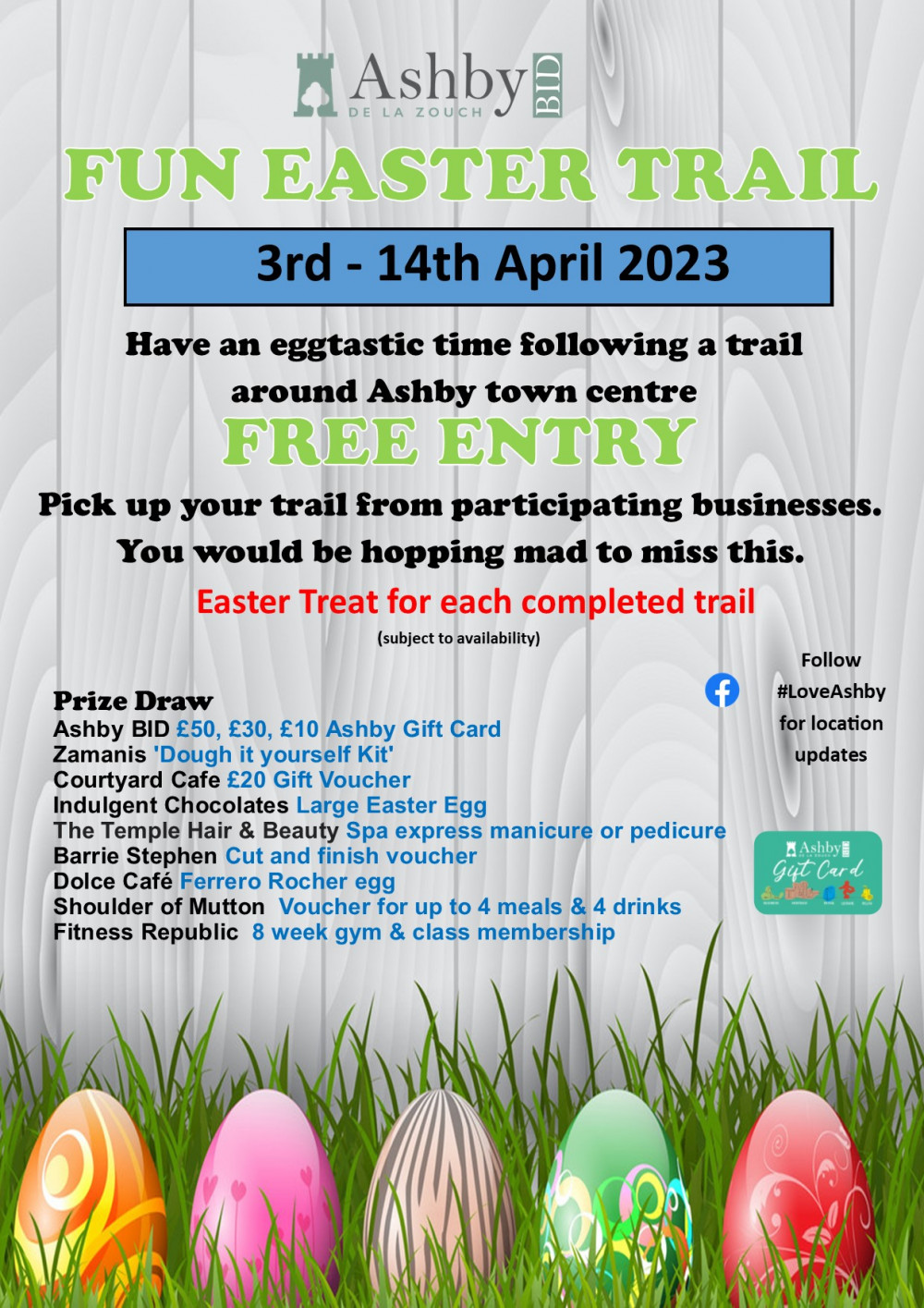 Ashby Easter Trail in Ashby de la Zouch