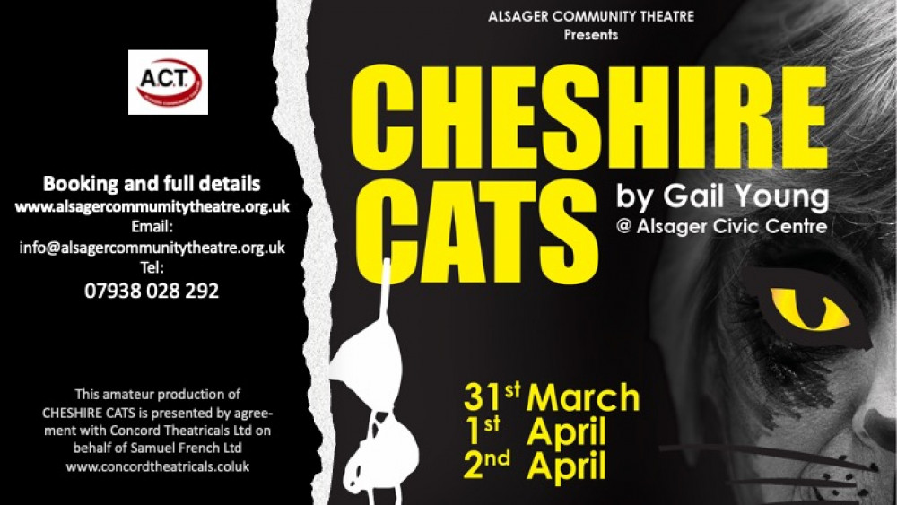 Alsager Community Theatre is staging 'Cheshire Cats' (Photo: Alsager Community Theatre)