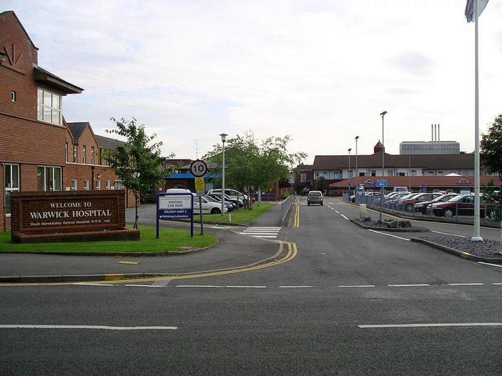 Warwick Hospital's A&E department flooded earlier this week (image via NHS SWFT)