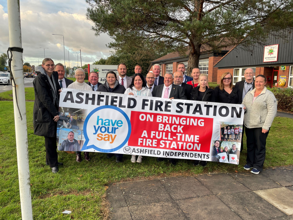 Details of how Ashfield Fire Station will return to full-time, 24-hour cover will likely be made public by chief fire officers before this summer. Photo courtesy of LDRS.