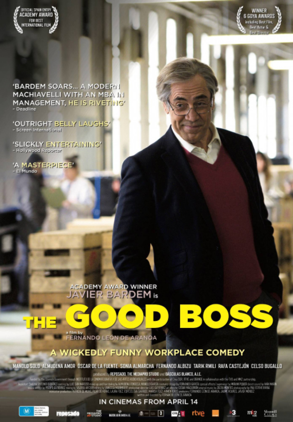 Richmond Film Society - Screening of 'The Good Boss' (Spain) Richmond Film Society - Screening of 'The Good Boss' (Spain)