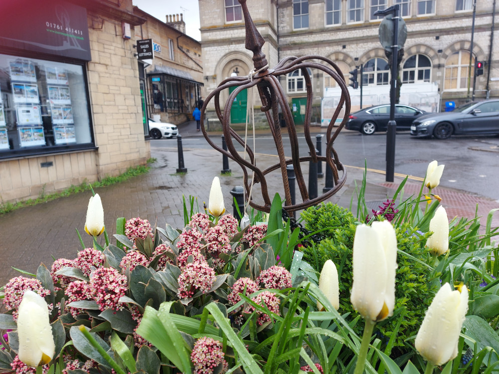 A crowning doesn't happen very often. Midsomer Norton High Street 