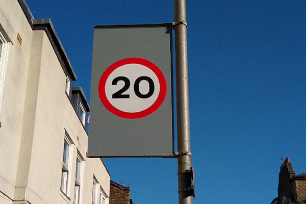 The new 20mph speed limit could be introduced on roads in Wandsworth from as early as September this year (Credit: Wandsworth Council)