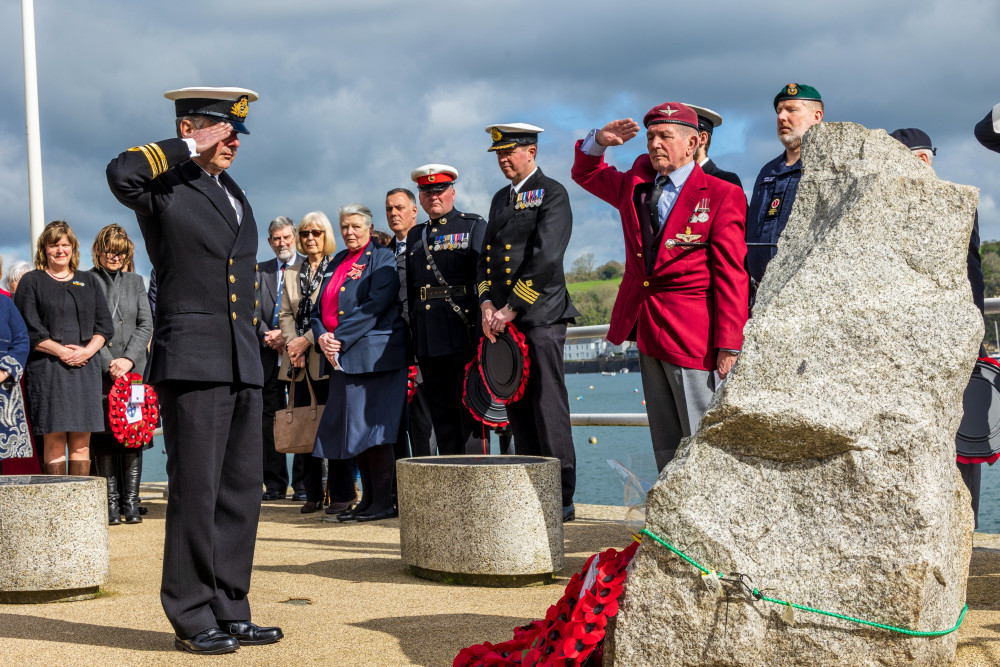 Falmouth St Nazaire service 2023 (Image: Jory Mundy) 