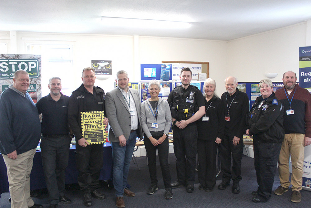 Representatives from the police, fire service, local councils and other agencies and the Seaton Crime & Safety Roadshow