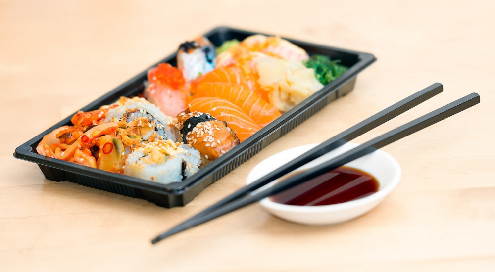 Some plastic packaging found on supermarket meal deals such as sushi is difficult to recycle