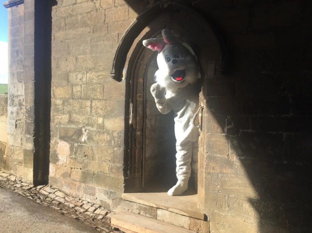 The Easter Bunny at Rockingham Castle