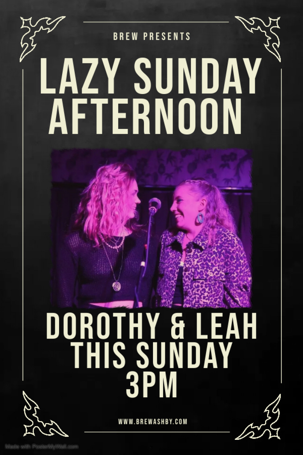 Lazy Sunday Afternoon Acoustic Session with Dorothy & Leah at Brew, 106B Market Street, Ashby-de-la-Zouch