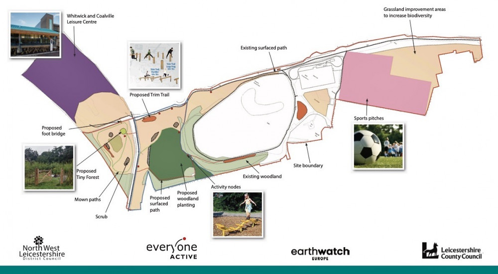 North West Leicestershire District Council has revealed plans for the eco-park near Coalville