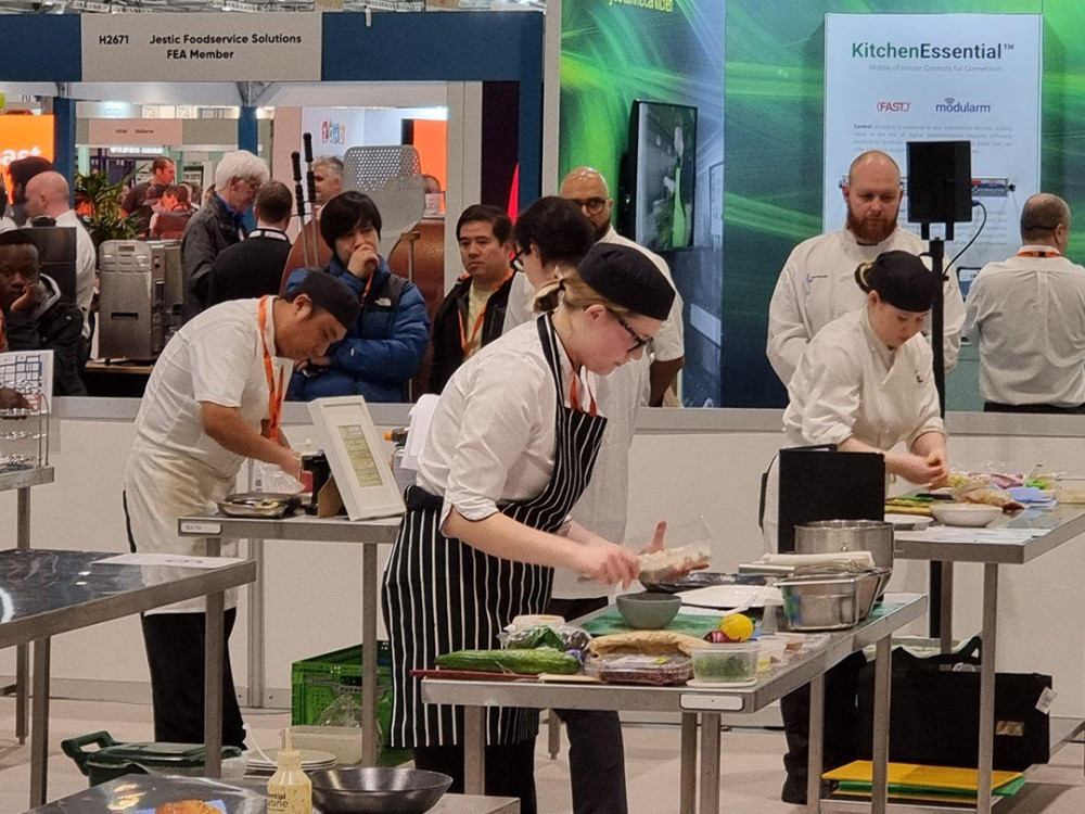 Catering students from Richmond upon Thames College have a fine future after claiming a series of top awards at the International Salon Culinaire. Credit: Richmond College.