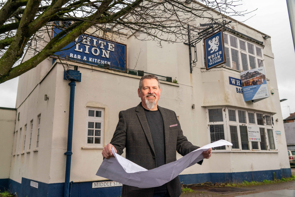 Anthony Hughes (pictured) has exciting plans for The White Lion.