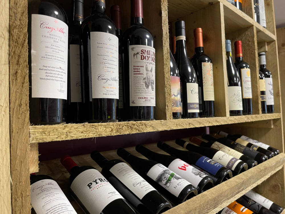 Over 300 wines to choose from