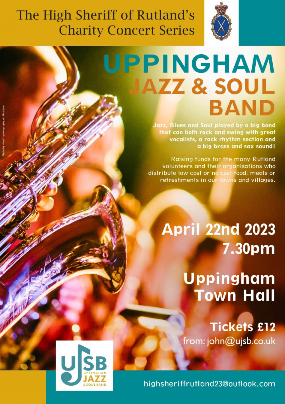 Uppingham Jazz & Soul Band - High Sheriff's Charity Concertty