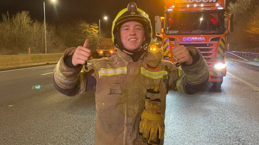 A Hucknall firefighter will be embarking on an epic challenge in the name of charity later this month. Photo courtesy of Jude Brough.